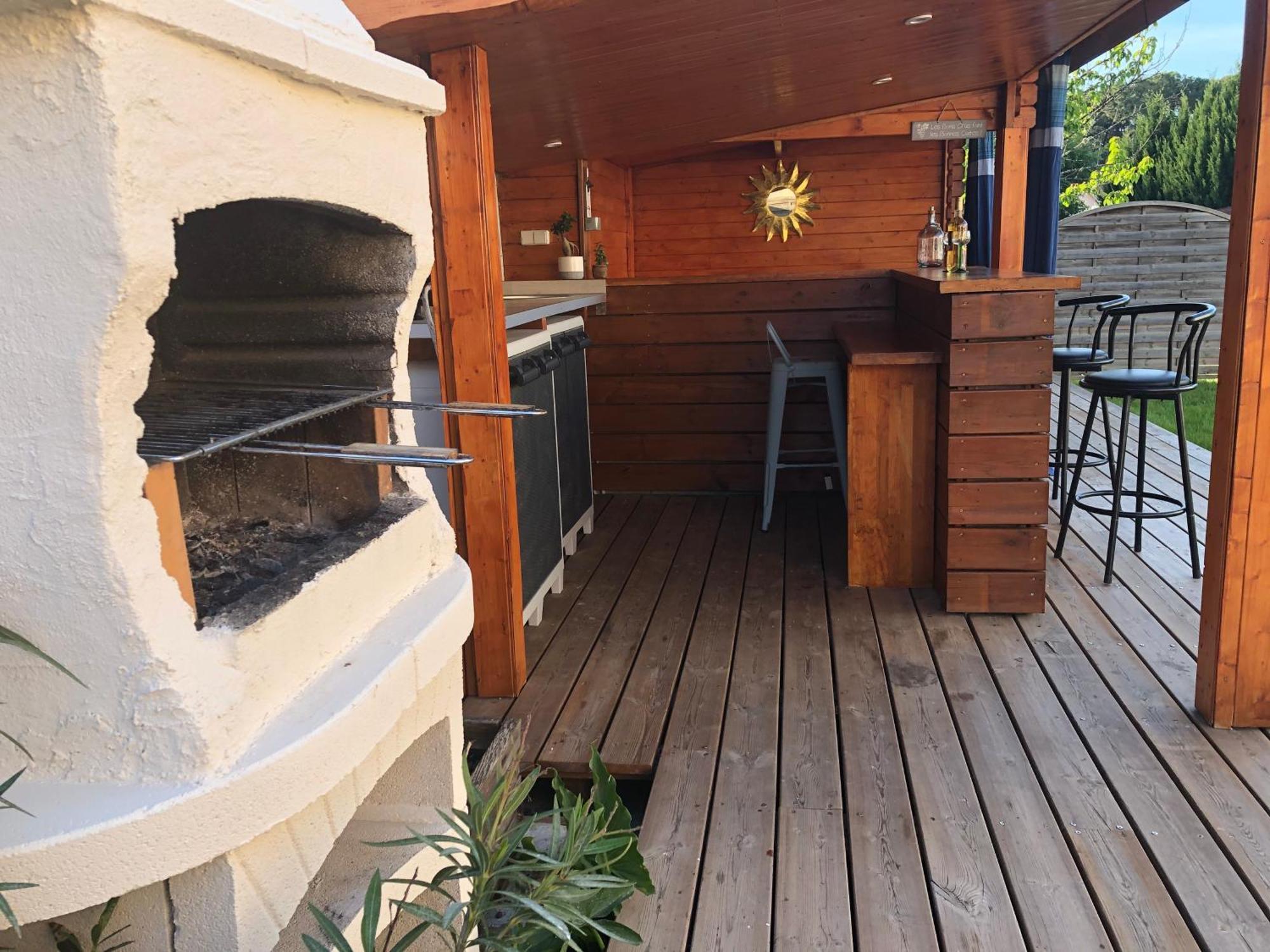 Maison Bassin D'Arcachon 8 Personnes, Spa, Proche Piste Cyclable ル・テック エクステリア 写真